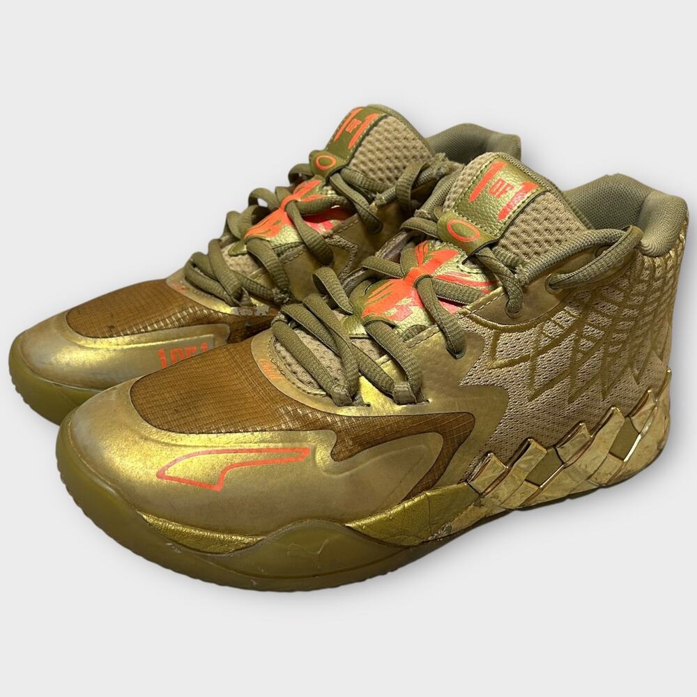 Puma MB.01 LaMelo Ball Gold Basketball Shoes Men’s 9 Galaxy 1 of 1